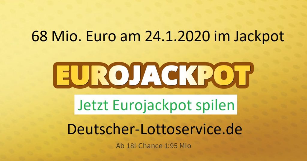 Eurojackpot 24.01 20 Zahlen